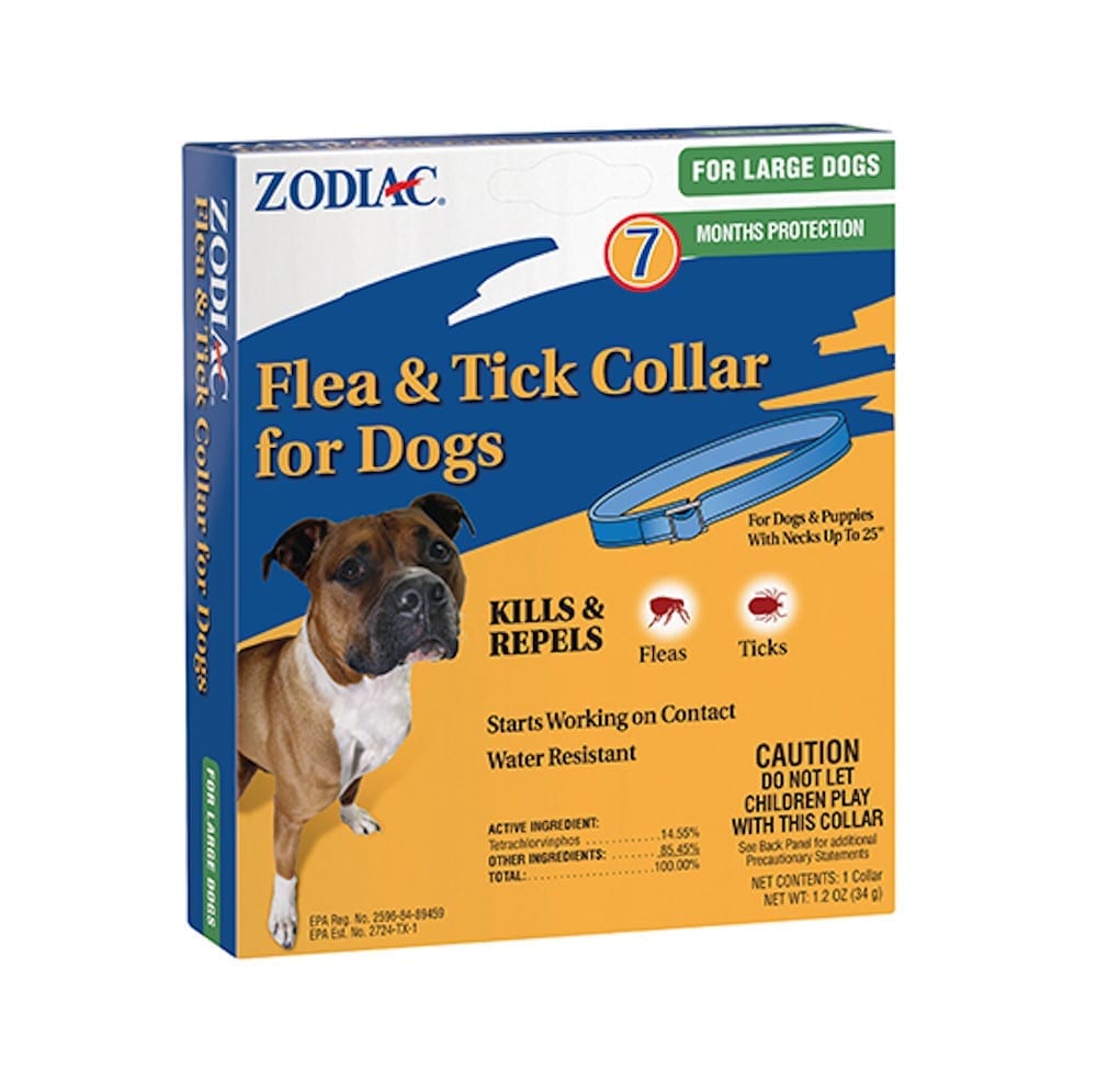 Zodiac Flea and Tick Collar for Large Dog Tyrone Milling Inc.