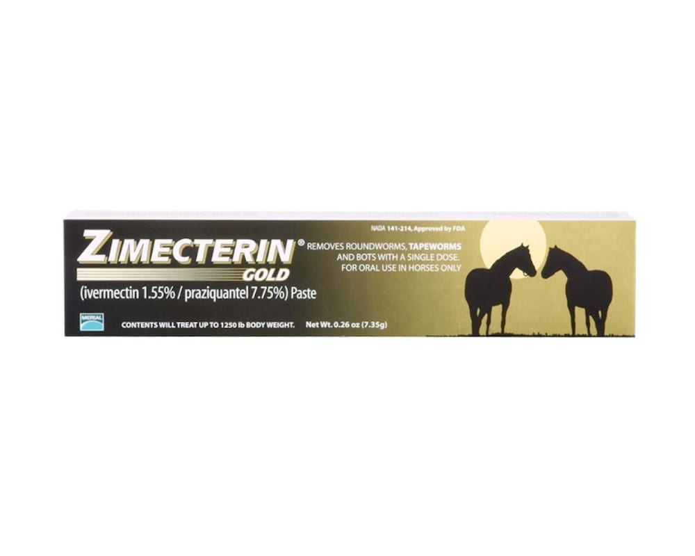 Zimecterin Gold Wormer Paste (7.35 grams) Tyrone Milling Inc.